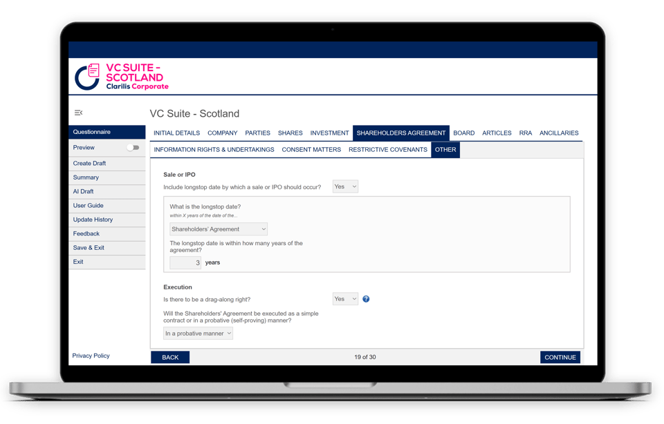 VC Suite Scotland Screenshot Laptop 3