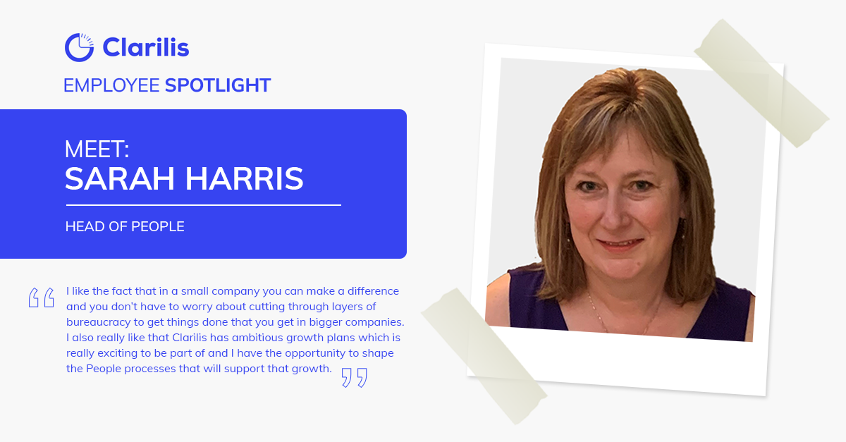 Meet Sarah - Head of People at Clarilis